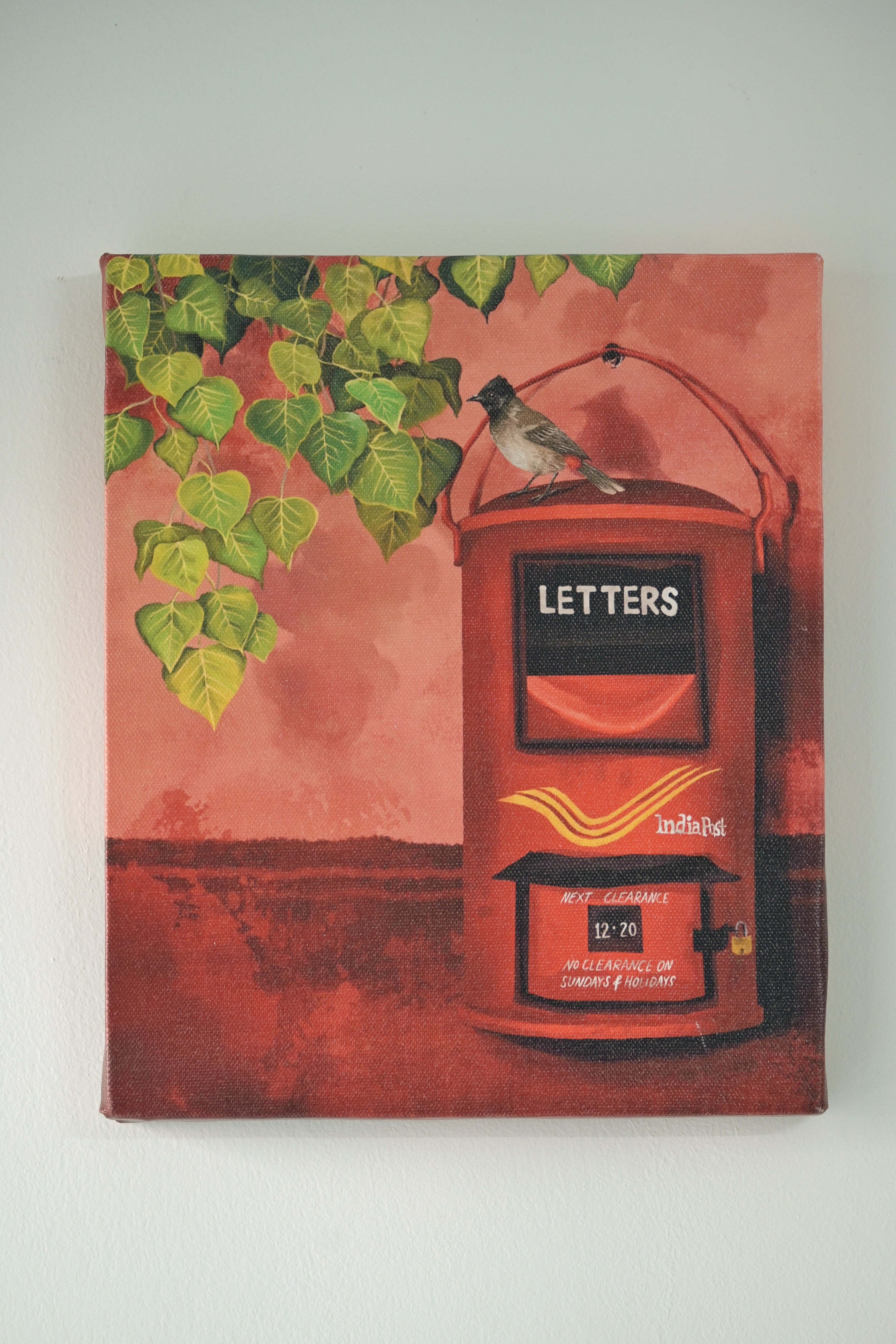 Letters rest where the bulbul sings 🌼