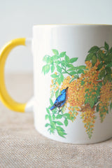 Golden rain where the sunbird plays (set of two)