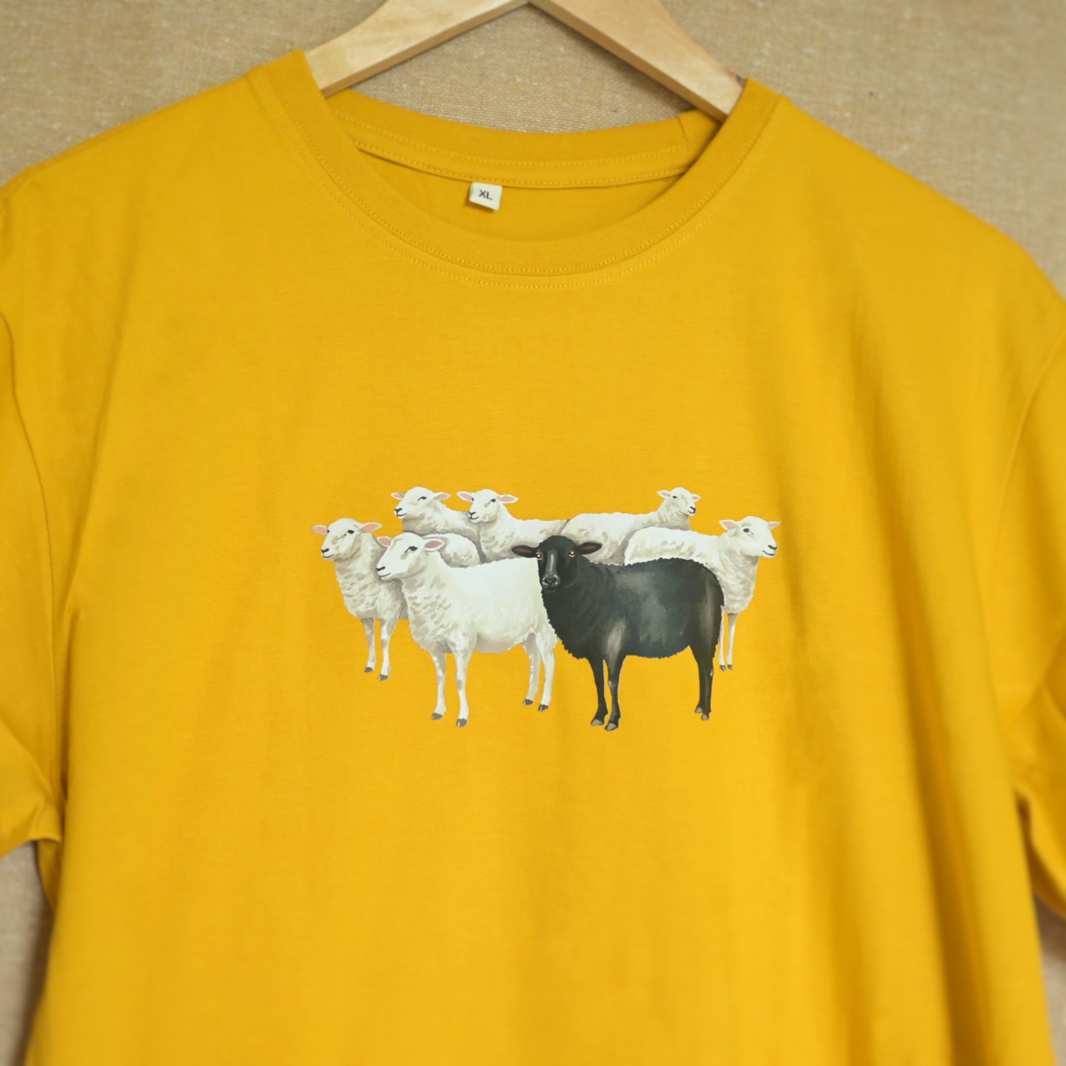 The black sheep stands tall 🌼