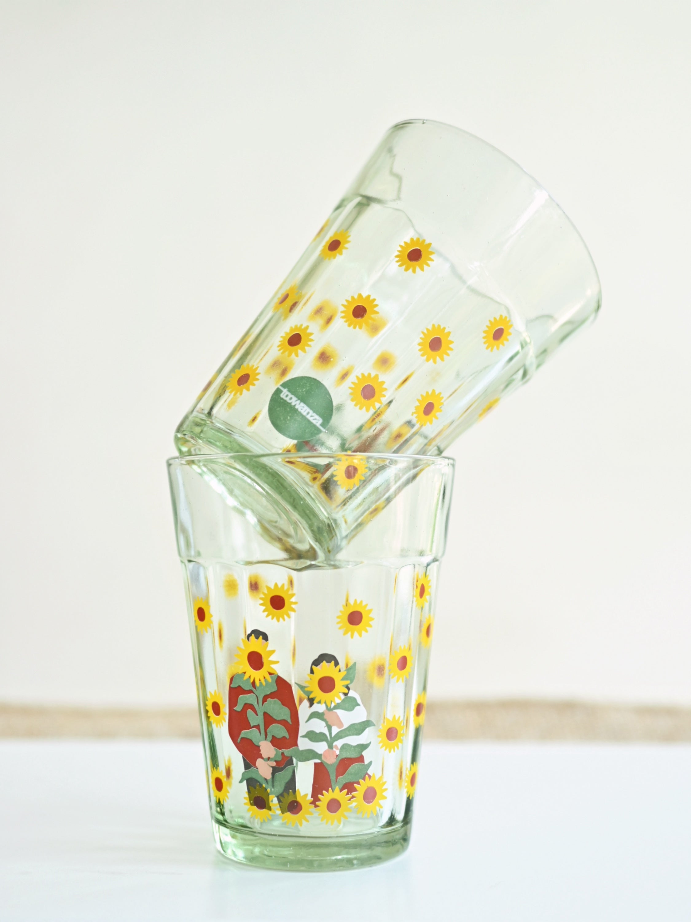 Golden whispers with Sunflowers (set of two)