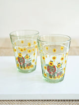 Golden whispers with Sunflowers (set of two)