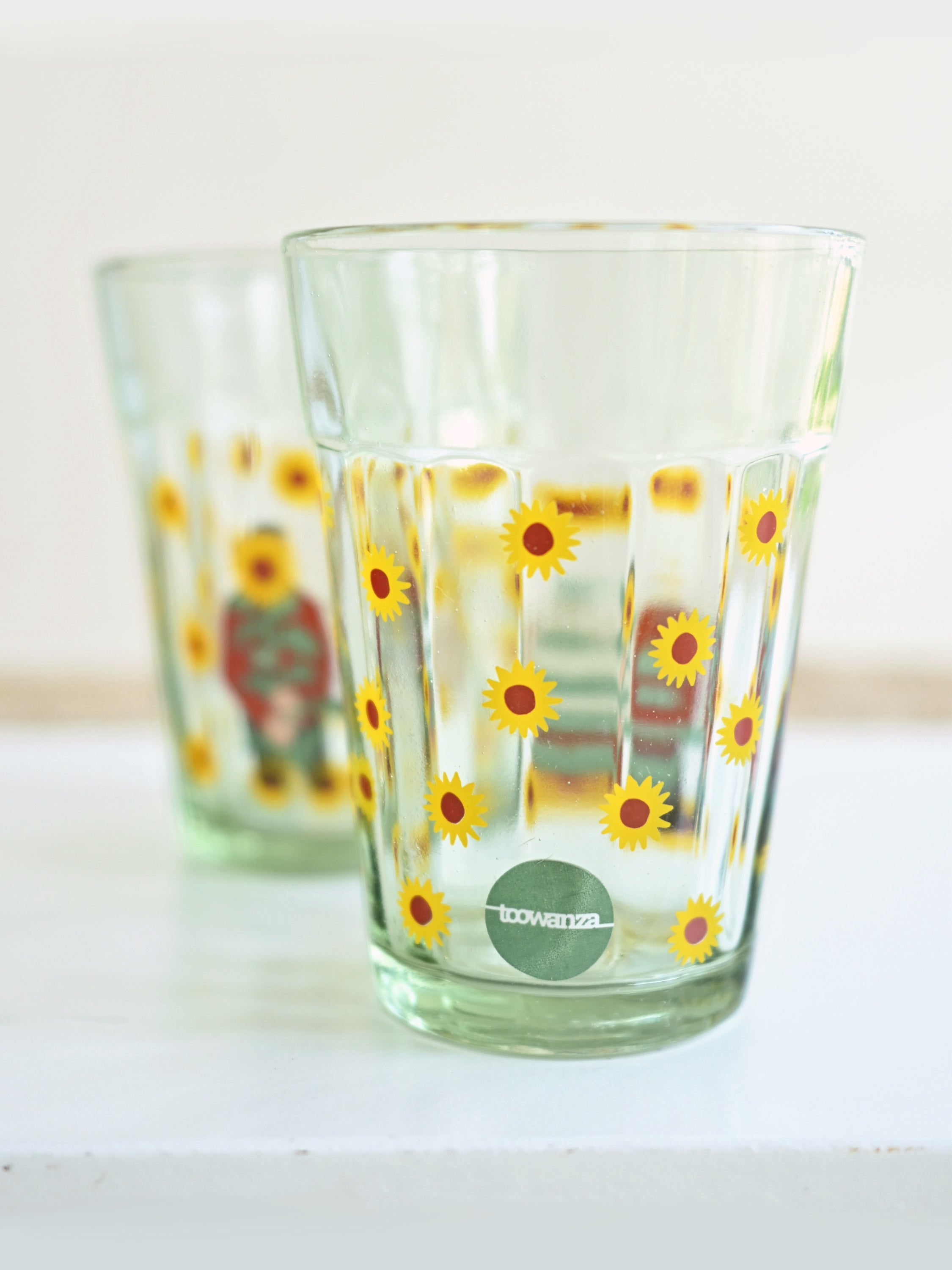 Golden whispers with Sunflowers (set of two)