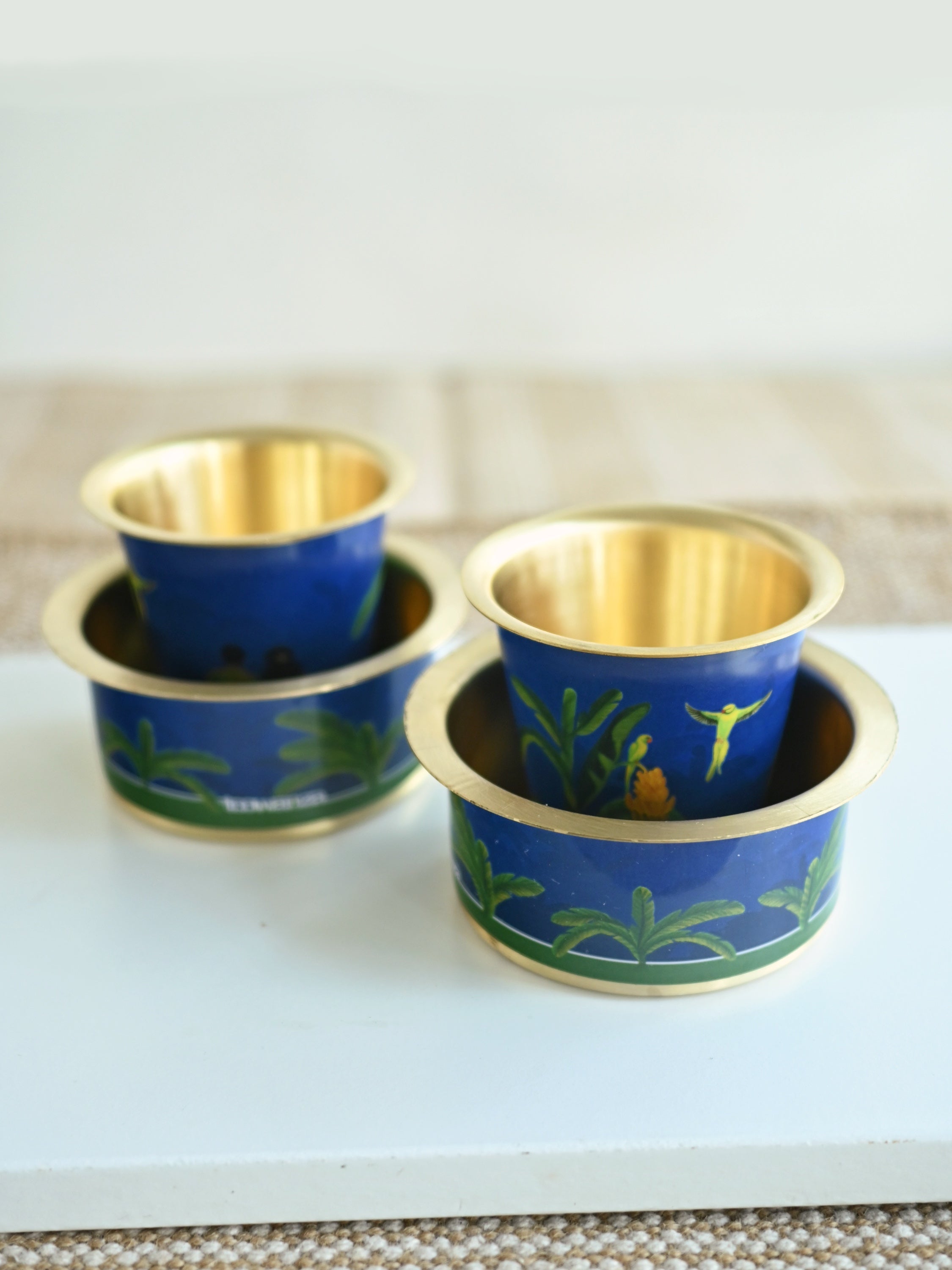 Twilight skies over Banana fields (set of two)