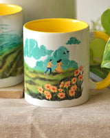 A day together in a dreamy garden (set of two)