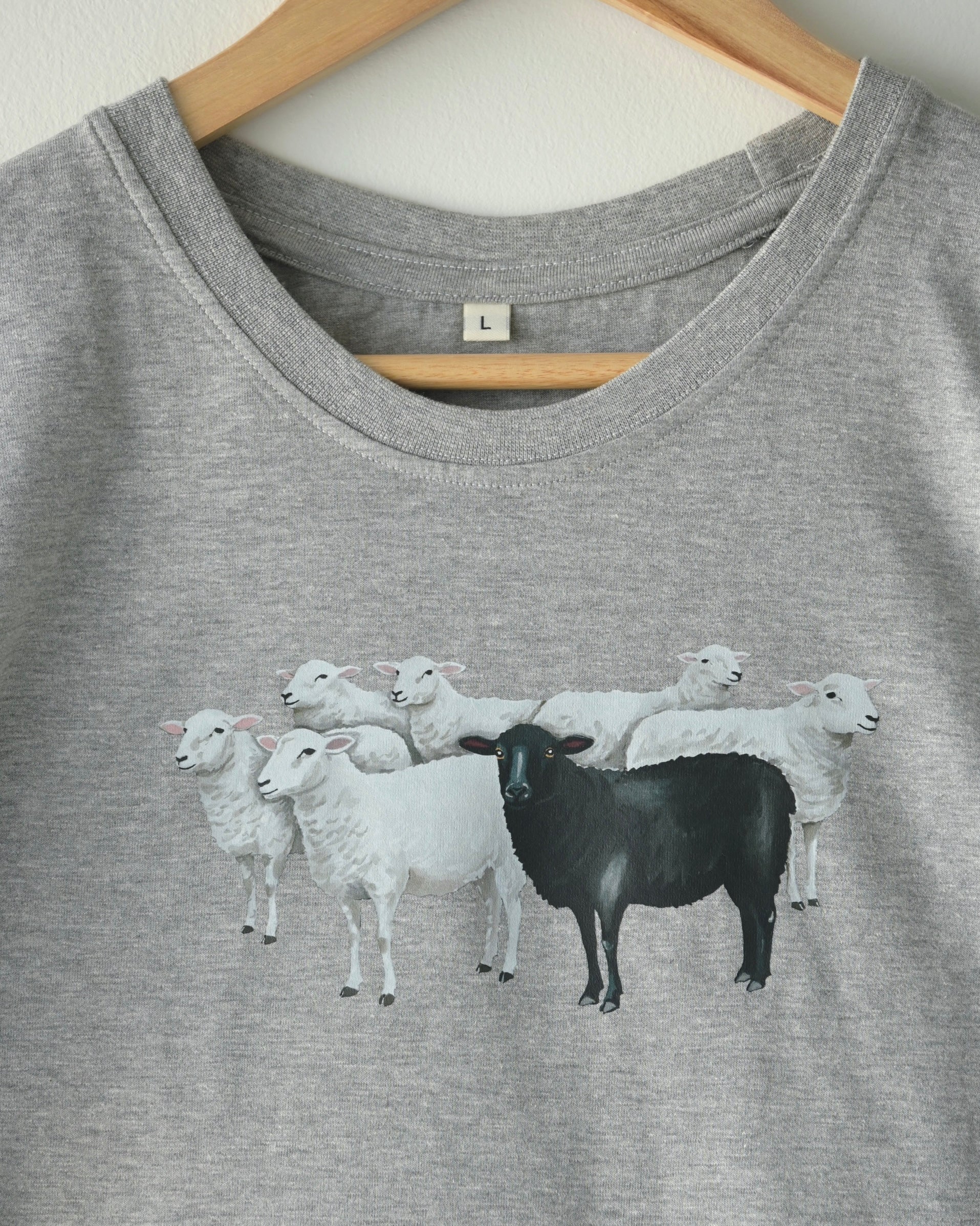 The black sheep stands tall 🌼